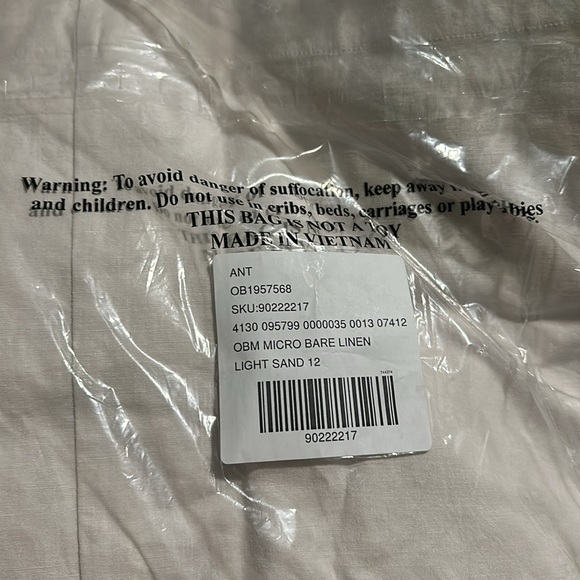 NWT! Anthropologie The Ophelia Sleeveless Linen Slim Mini Dress Maeve Light Sand - Picture 10 of 10